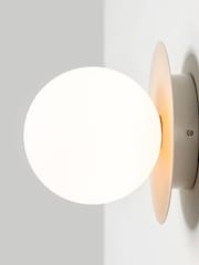 Houseof. Sand Cream Opal Disk Wall Bathroom Light - Image 3 of 4