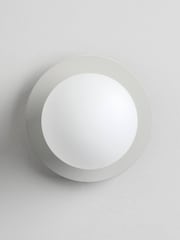 Houseof. Sand Cream Opal Disk Wall Bathroom Light - Image 4 of 4