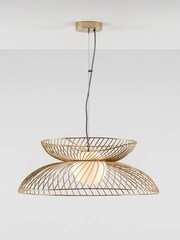 Houseof. Brass Cage Ceiling Light - Image 1 of 4