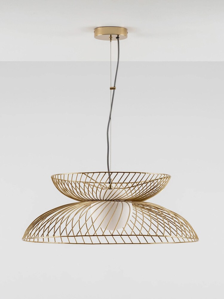 Houseof. Brass Cage Ceiling Light - Image 2 of 4