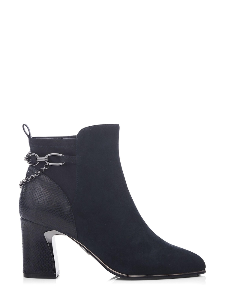 Moda in Pelle Klarisa Swoosh Heel Smart Ankle Boots - Image 1 of 4