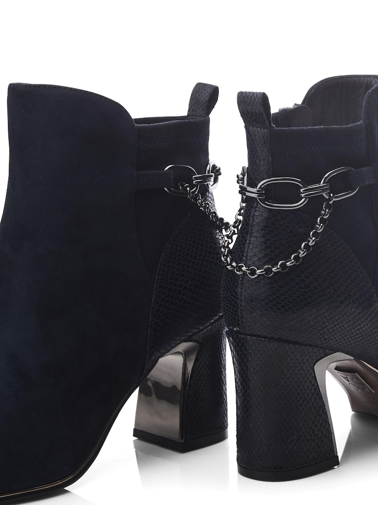 Moda in Pelle Klarisa Swoosh Heel Smart Ankle Boots - Image 4 of 4