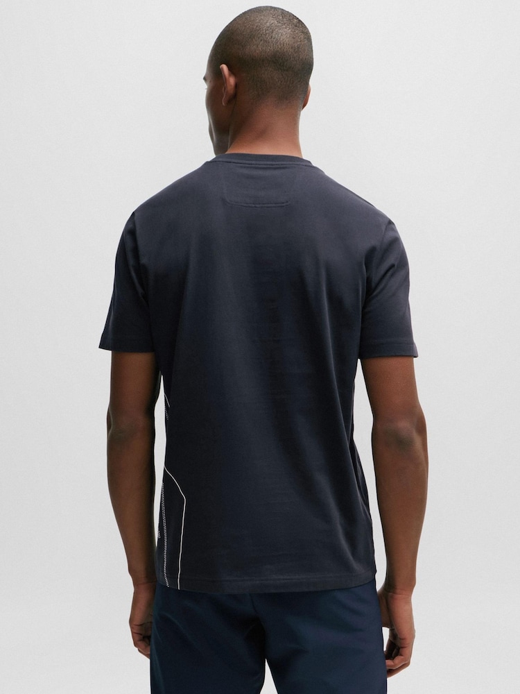 BOSS Black Seasonal Graphic Print T-Shirt - Image 2 of 5