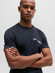 BOSS Black Seasonal Graphic Print T-Shirt - Image 4 of 5