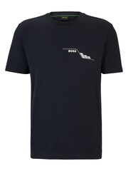 BOSS Black Seasonal Graphic Print T-Shirt - Image 5 of 5