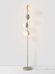 Houseof. Sand Cream Opal Disk Floor Lamp - Image 1 of 3
