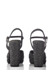Moda In Pelle Supernova Gold Platform Heel Sandals - Image 3 of 4