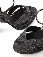 Moda In Pelle Supernova Gold Platform Heel Sandals - Image 4 of 4