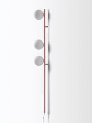 Houseof. Pink Bar Opal Ball Frosted Glass Shade Wall Light - Image 2 of 3