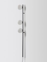 Houseof. Grey Bar Opal Ball Frosted Glass Shade Wall Light - Image 4 of 4