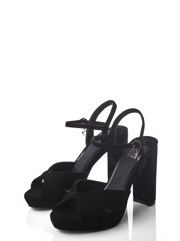 Moda In Pelle Supernova Gold Platform Heel Sandals - Image 2 of 4