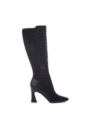 Moda in Pelle Millea Long Swoosh Heel Square Toe Boots - Image 1 of 4