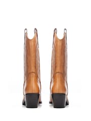 Moda in Pelle Heston Calf Height Western Boots - Image 3 of 4