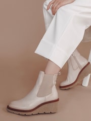 Moda in Pelle Audyn Crepe Wedge Chelsea Ankle Boots - Image 1 of 5