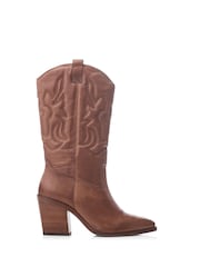 Moda in Pelle Leahannie Pointed Toe High Western Boots - Image 1 of 5