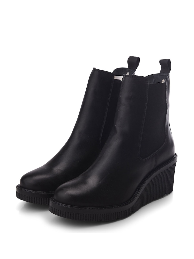 Moda in Pelle Audyn Crepe Wedge Chelsea Ankle Boots - Image 2 of 2