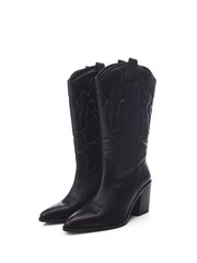 Moda in Pelle Leahannie Pointed Toe High Western Boots - Image 2 of 4