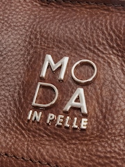 Moda in Pelle Natural Indie Oversized Tote Bag With Pouch - Image 5 of 5