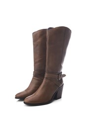 Moda in Pelle Serana Block Heel Long Buckle Boots - Image 2 of 4