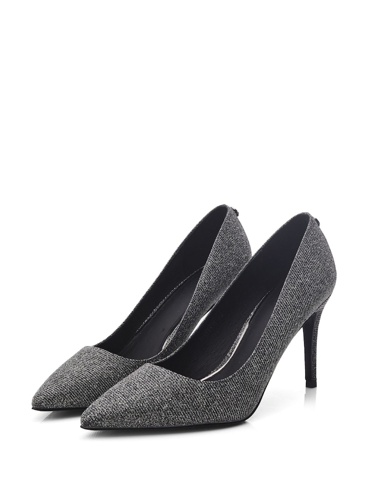Moda in Pelle Kayleh Lower Heel Pointed Court Shoes - Image 2 of 4