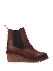 Moda in Pelle Audyn Crepe Wedge Chelsea Ankle Boots - Image 1 of 4