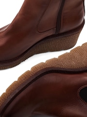 Moda in Pelle Audyn Crepe Wedge Chelsea Ankle Boots - Image 4 of 4