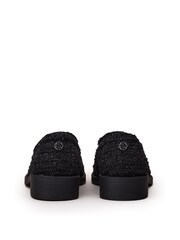 Moda in Pelle Danna Heeled Loafers With Saddle Trim - Image 4 of 5