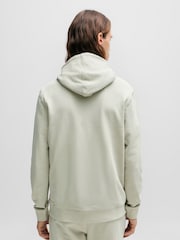 BOSS Natural Logo Patch Terry Hoodie - Image 2 of 5