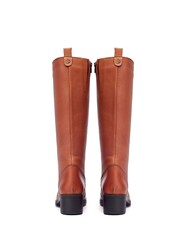 Moda in Pelle Natural Galliana Long Leg Lace-Up Low Heel Boots - Image 3 of 4