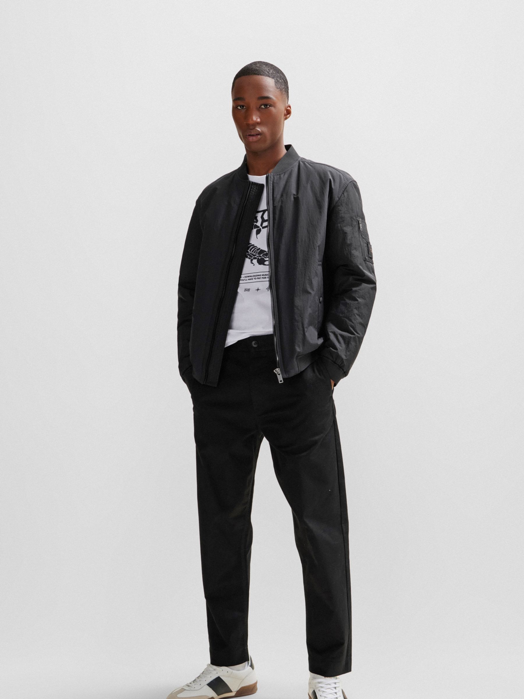 Buy BOSS White Seasonal Scorpion Graphic Regular Fit T-Shirt from Next  Luxembourg