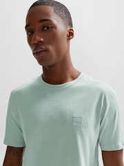 BOSS Mint Green Relaxed Fit Box Logo T-Shirt - Image 1 of 1