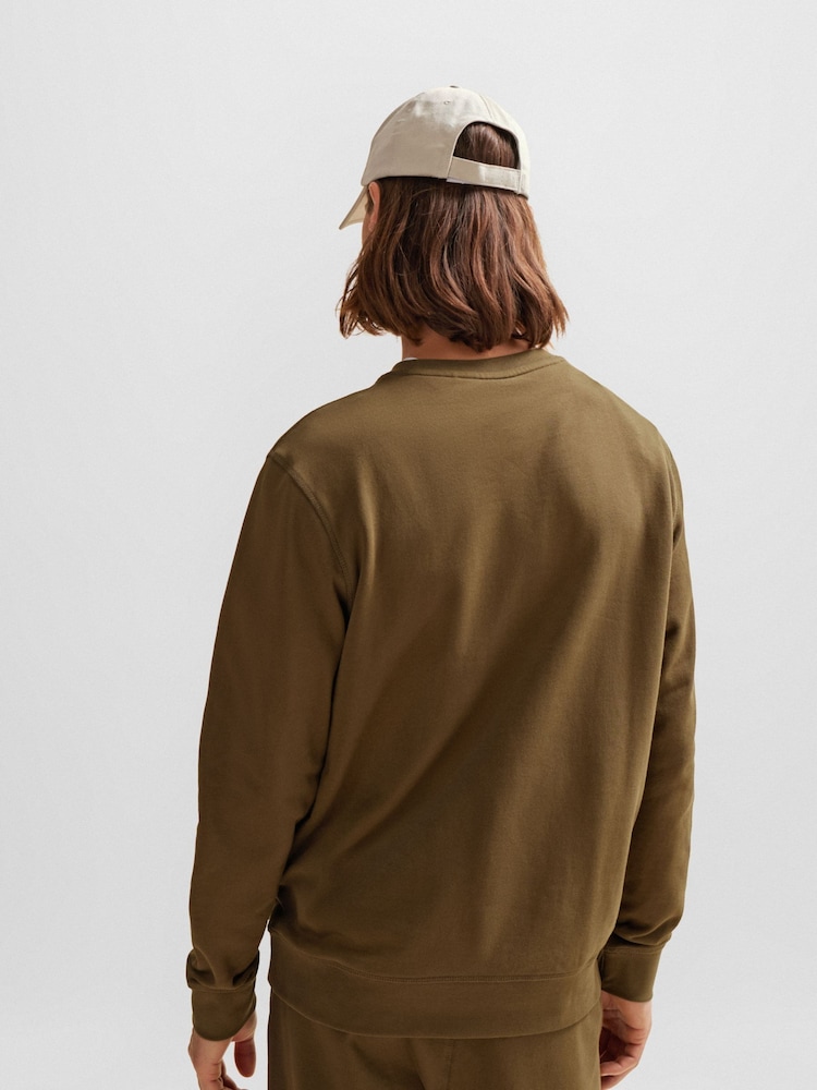 BOSS Green Relaxed Fit 100% Cotton Sweatshirt - Image 2 of 5 BOSS Green Relaxed Fit 100% Cotton Sweatshirt - Image 2 of 5