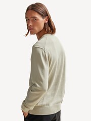 BOSS Cream Kanovano Box Logo Cashmere Blend Jumper - Image 2 of 5