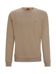 BOSS Brown Relaxed Fit 100% Cotton Sweatshirt - Image 5 of 5