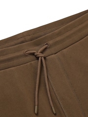 BOSS Brown Logo Patch 100% Cotton Terry Joggers - Image 5 of 6
