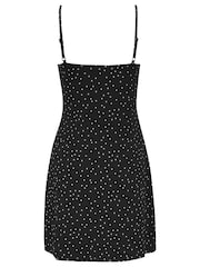 Schwarz - Pour Moi Strappy Jersey Beach Dress with Viscose - Bild 4 von 4
