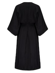 Pour Moi LENZING™ ECOVERO™ Viskose​​​​​​​ Crinkle O Ring Midi Beach Cover-Ups - Bild 4 von 4