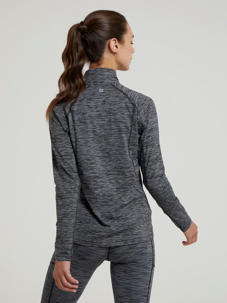 Mountain Warehouse Black Bend & Stretch Womens Full-Zip Midlayer Fleece - Image 2 of 5