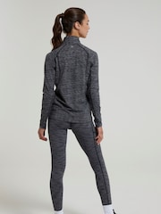 Mountain Warehouse Black Bend & Stretch Womens Full-Zip Midlayer Fleece - Image 4 of 5