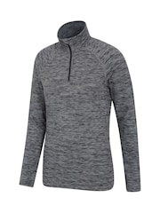 Mountain Warehouse Black Bend & Stretch Womens Half-Zip Midlayer Fleece - Image 4 of 5