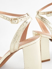 Gold Standard/Wide Fit Forever Comfort® Block Heel Sandals - Image 8 of 8