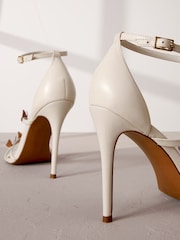 Bone Signature Leather Butterfly High Heel Sandals - Image 10 of 10