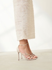 Bone Signature Leather Butterfly High Heel Sandals - Image 4 of 10