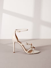 Bone Signature Leather Butterfly High Heel Sandals - Image 6 of 10