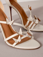 Bone Signature Leather Butterfly High Heel Sandals - Image 7 of 10