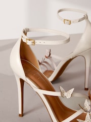 Bone Signature Leather Butterfly High Heel Sandals - Image 8 of 10