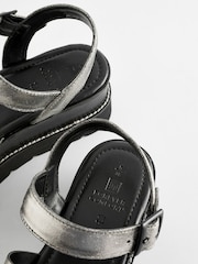 Zinn - Forever Comfort® Leder-Sandalen mit dicker Sohle - Bild 8 von 8