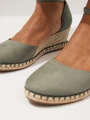 Green Standard/Wide Fit Forever Comfort® Closed Toe Wedges - Image 2 of 9
