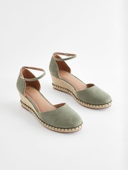 Green Standard/Wide Fit Forever Comfort® Closed Toe Wedges - Image 3 of 9