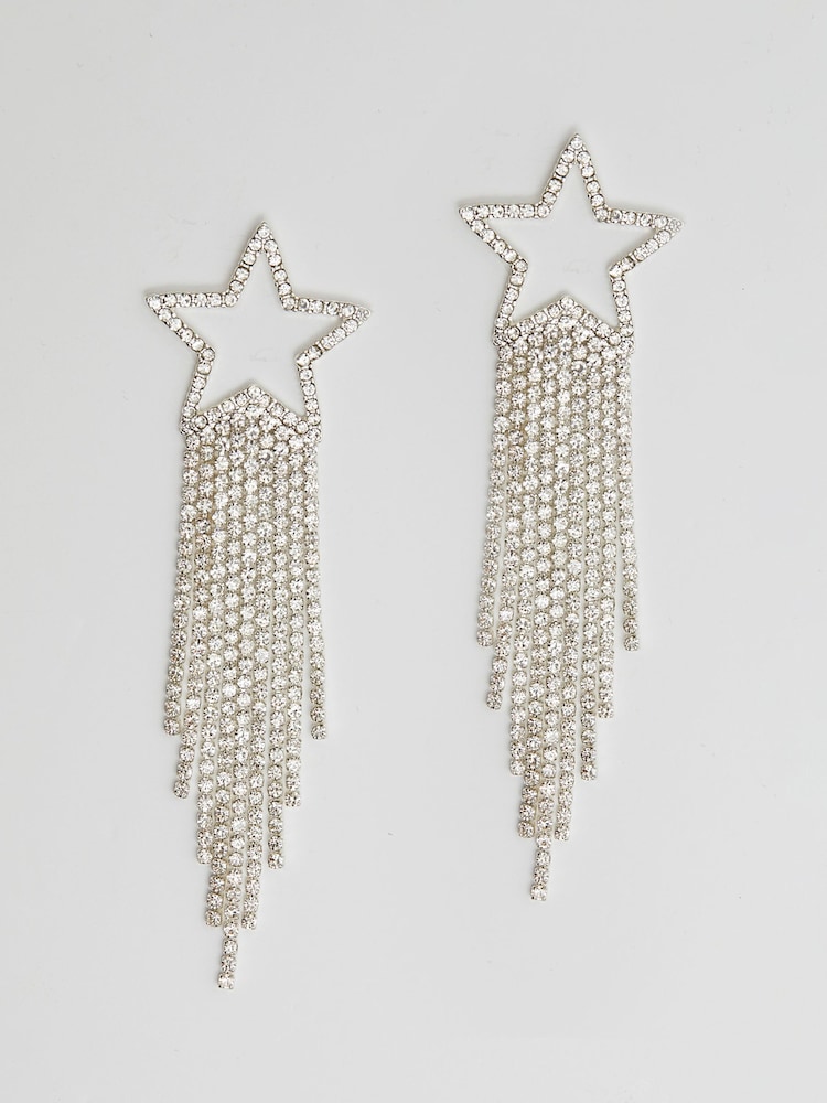 Lipsy Jewellery Ohrhänger mit Strass und Sternendesign - Bild 1 von 2
